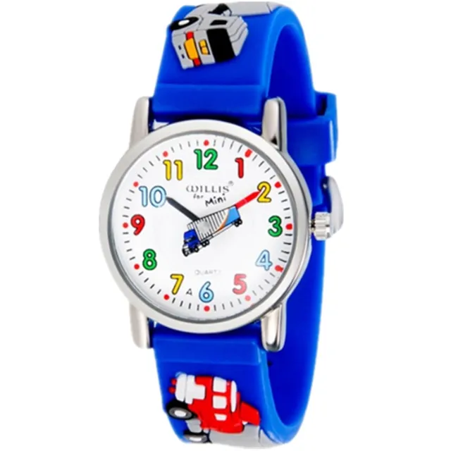 WILLIS Fashion child Waterproof 3D Lorry Cartoon Design Analog Wrist Watch Child WILLIS Fashion child Waterproof 3D Lorry Cartoon Design Analog Wrist Watch Child