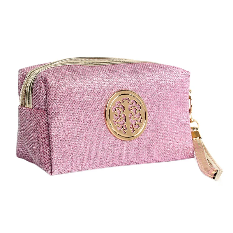 THINKTHENDO многофункциональная дорожная косметичка, сумочка для макияжа, органайзер для туалетных принадлежностей, чехол для хранения - Цвет: Розовый