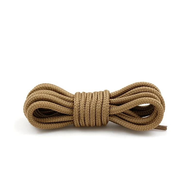 Yellow brown 1 пара круглые шнурки полиэстер однотонные классические Мартинсы шнурки Повседневное спортивные ботинки обувь кружева 90 см/120 см/ 150 см 21 Цвета - Цвет: Yellow brown