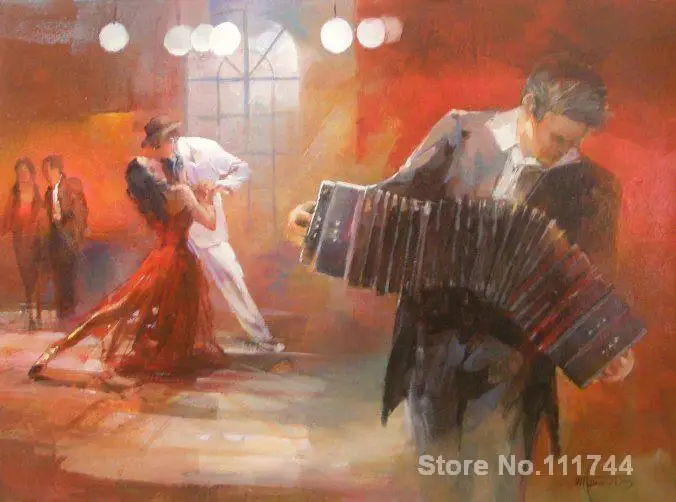 

oil reproduction Tango in braun pub by Willem Haenraets Canvas Painting Hand painted High quality