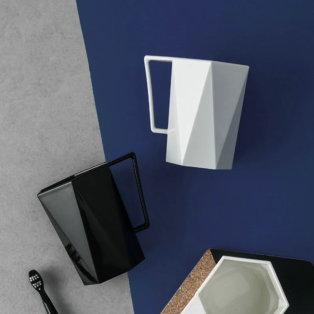 Beli Kreatif Mouthwash Rumah Kamar Mandi Bahan PP Mug Gigi Sikat Cuci Gigi Piala Solid Sikat Gigi Cangkir Gelas Mug 30