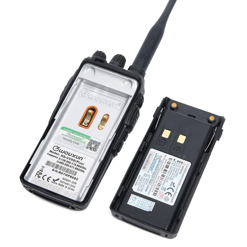 Wouxun KG-UV9D Plus Upgrade Multi-Band Multi-functional DTMF Ham 2 Way Raidos, 7 полос в комплекте Air Band, 136-174 МГц/400-512 МГц