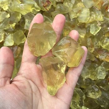 

3pcs Raw quartz crystal stone Citrine quartz crystal stone