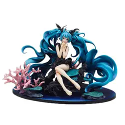 Chanycore Janpan Vocaloid Hatsune Мику Аниме Рисунок Deep Sea девушка Ver. 1/8 Весы ПВХ рис Коллекция Модель игрушки куклы 15 см