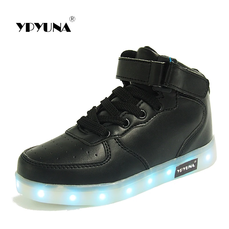 Girls High Top Led Light Up Shoes Girls High Top Led Light Up Shoes