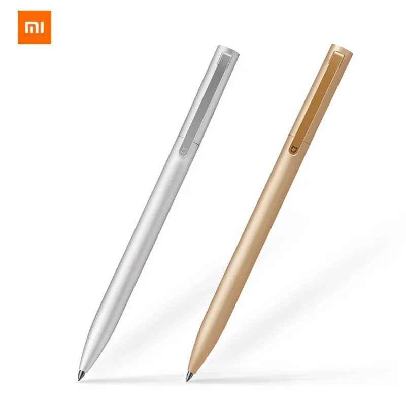 

Xiaomi Mijia Metal Original Signature Pen 0.5mm Black Ink Rotating Pen For Unisex Office Business Upscale Conference Notepad