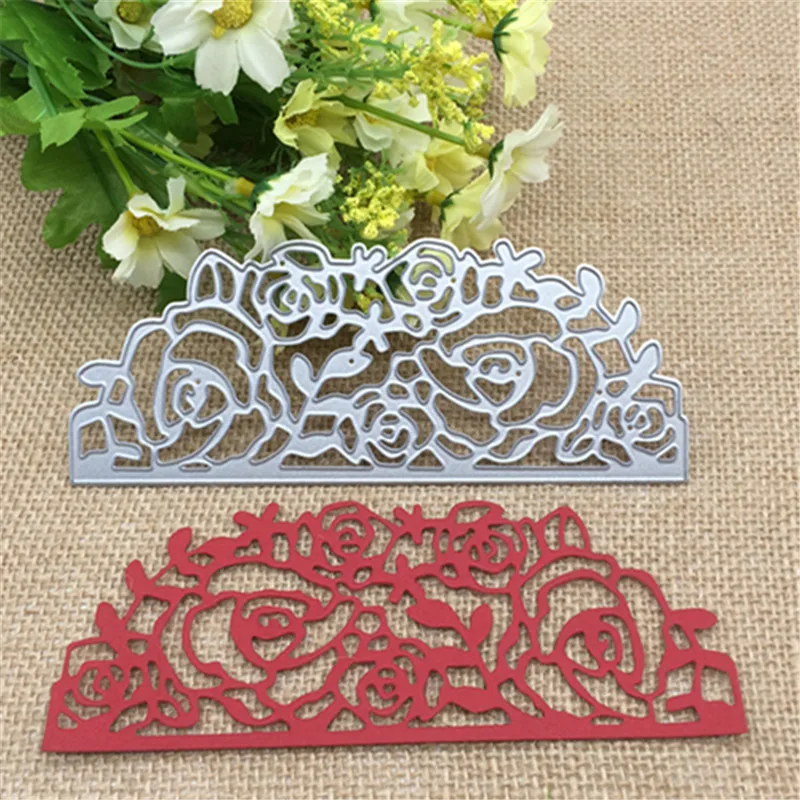 Lace edge Metal Cutting Dies Stencil Scrapbooking Photo Album Card
