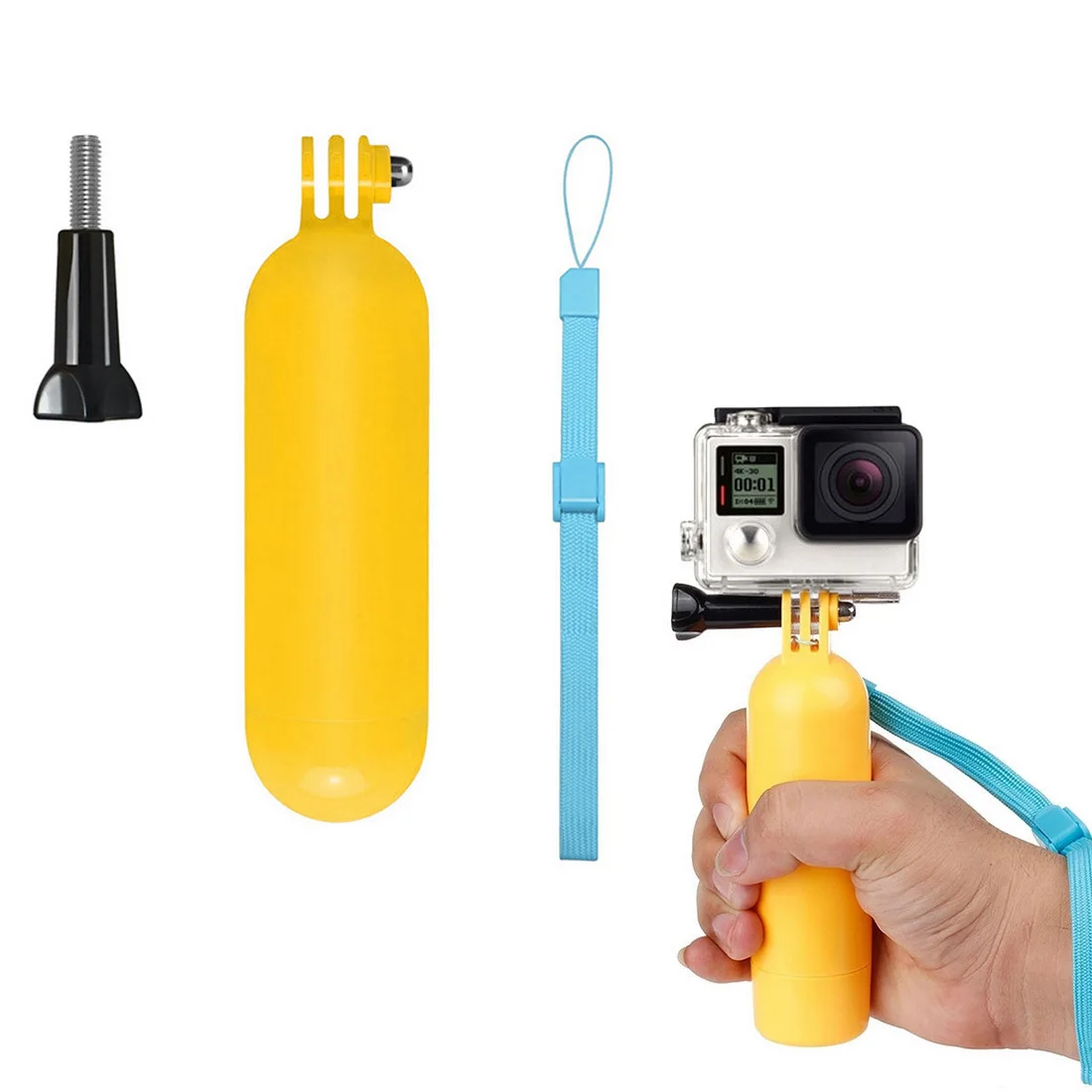 

Tripod Mount Hand-held Buoyancy Stick Sports Camera Float Handle For Gopro Hero 4/3+/3/2/1