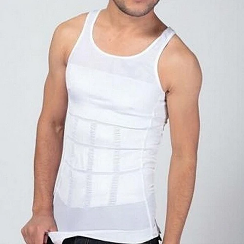Hot Sale Men Slim Body Shaper Vest Tops Tummy Waist Underwear Beer