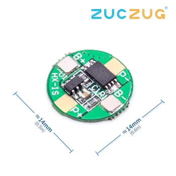 

3.7V14500 lithium battery protection board against overcharge and discharge 2.5A current limit apply 1 string polymer battery