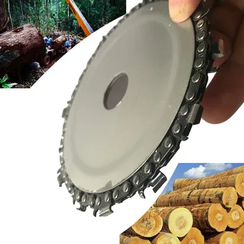 

Economical 5 Inch Grinder Chain Disc Arbor 14 Teeth Wood Carving Disc for Angle Grinder ds99