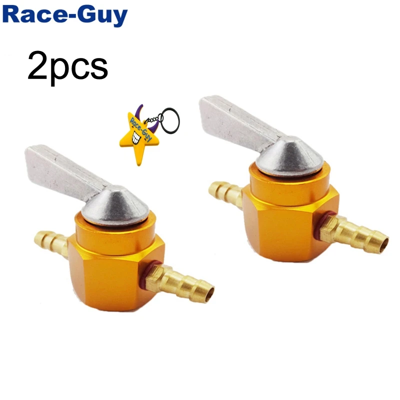 

Gold Gold Petrol Gas Tank Fuel Tap Inline Petcock Valve Switch 1/4'' 6mm For Motorcycle Pit Dirt Bike ATV Quad 4 Wheeler