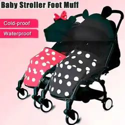 Минни/Микки детская коляска для сна, Теплые сумки для новорожденных, ветрозащитная ткань-Оксфорд, Детские спальные мешки для ног