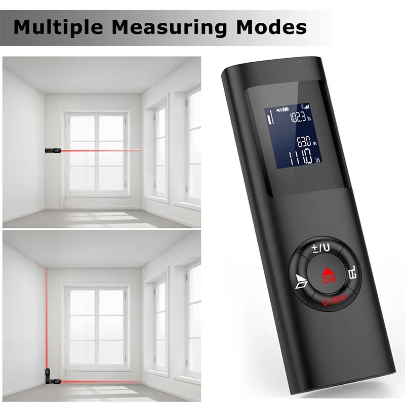 

Handheld Electronic Mini Laser Rangefinder 40M Laser Distance Meter Laser Tape Measure Metro Measure Rangefinder USB Charging