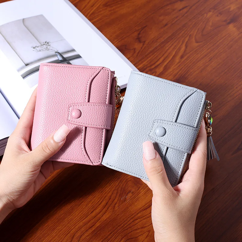 

Women Wallet 2018 New Purple Blue Gray Black Wallet Lady Card Holder
