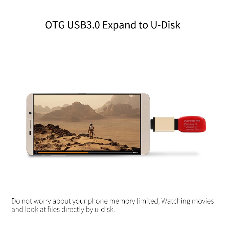 Адаптер Type C для OTG USB папа USB3.0 Женский адаптер подключения периферийного