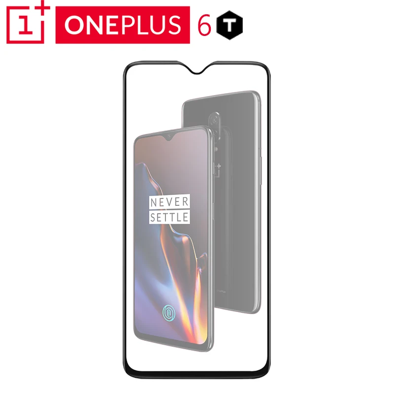 

Original Oneplus 6T 3D Tempered Glass Full Cover Screen Protector Perfect Fit Curved Edge Super Hard 9H Clear Oleophobic Coating