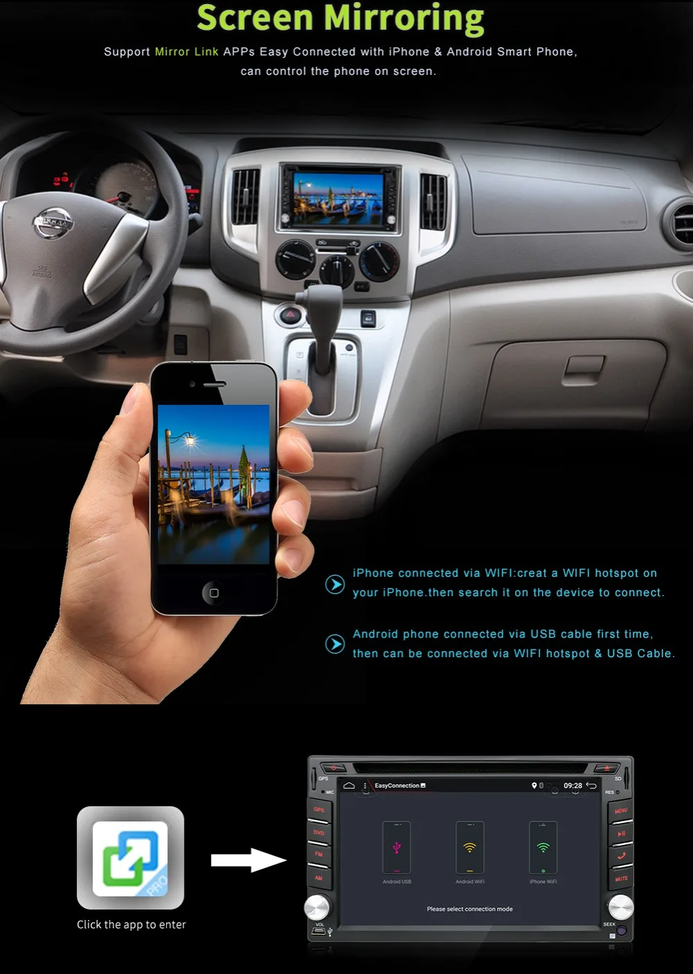 Flash Deal 2 din Car Radio Android 7.1 Car DVD player Stereo Multimedia GPS+Wifi+Bluetooth+Radio+USB+Quad Core Touch Screen Head Unit 13