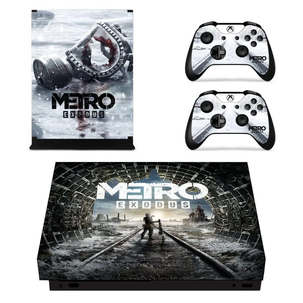 

Game Metro Exodus Skin Sticker Decal For Microsoft Xbox One X Console and Controller For Xbox One X Skin Sticker Vinyl