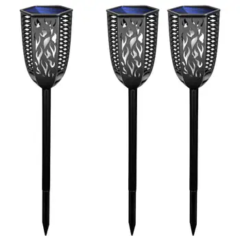 

99LED Solar Flickering Flame Light Outdoor Waterproof Garden Torch Lamp