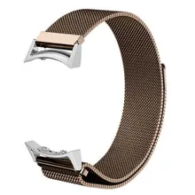 DEL Миланская Магнитная Петля из нержавеющей стали Нержавеющая сталь ремешок для наручных часов+ разъем для samsung Galaxy Шестерни S2 RM-720 SZ1229