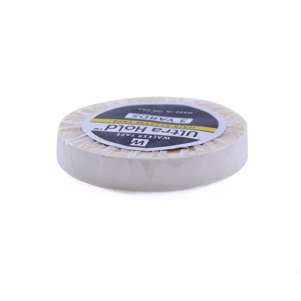 1 roll 0.8cm*3 yards super hair White tape double-sided adhesive tape for hair extension/lace wig/toupee