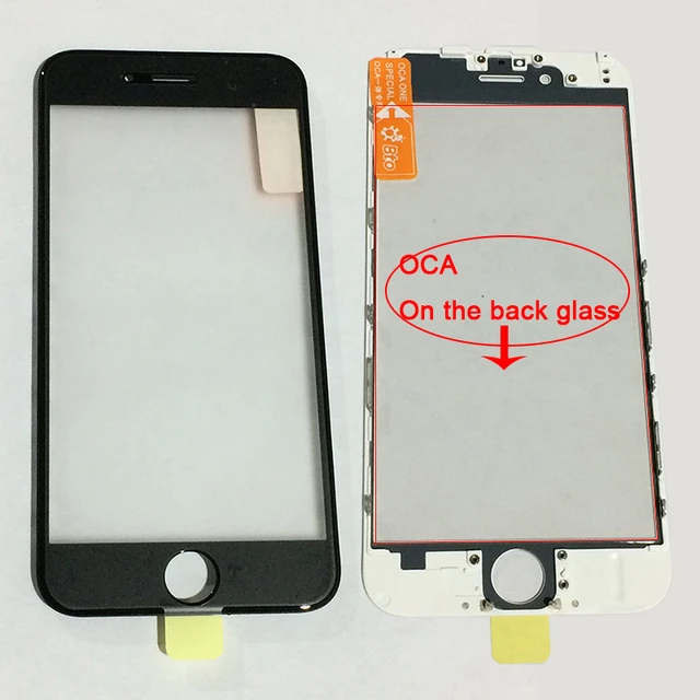 LCD compatible with Apple iPhone 6 Plus, (white, with frame, change glass)  - All Spares