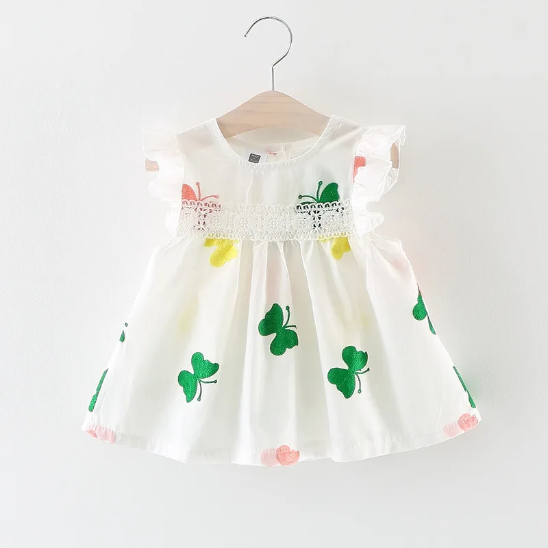 

Baby Birthday Party Dresses for Baby Girls 2018 Summer Newborn Girl Princess Print Dress Kids Clothes Toddler Girls Clothing
