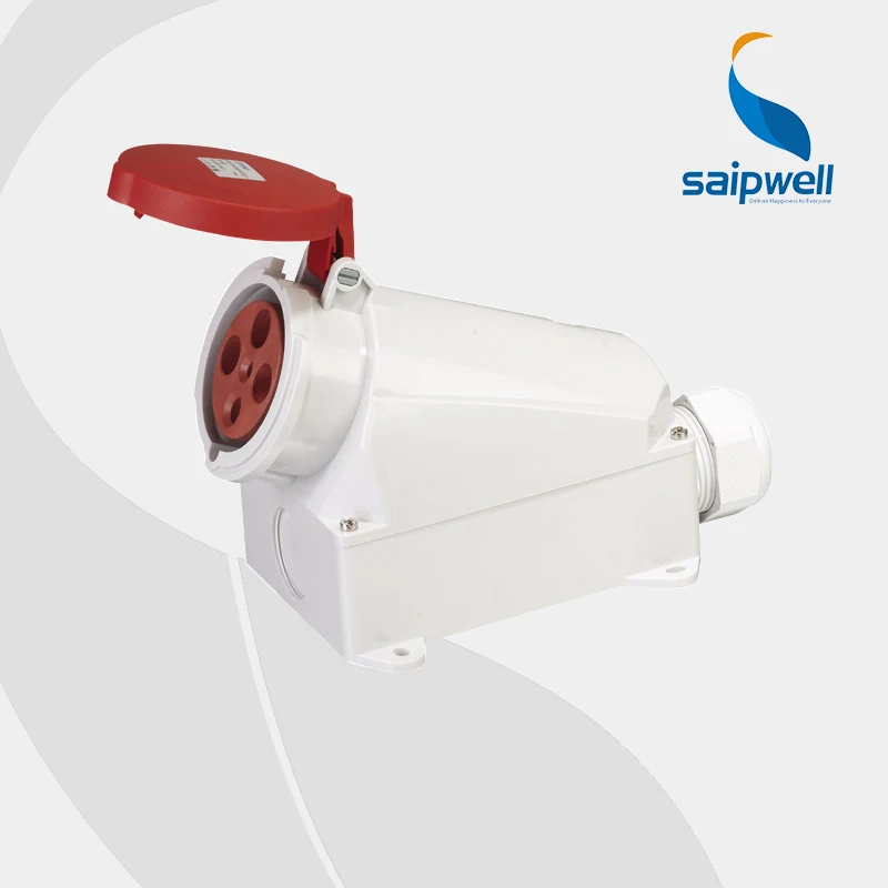 

FREE SHIPPING, waterproof industrial plugs and sockets 400V 63A,SP1141