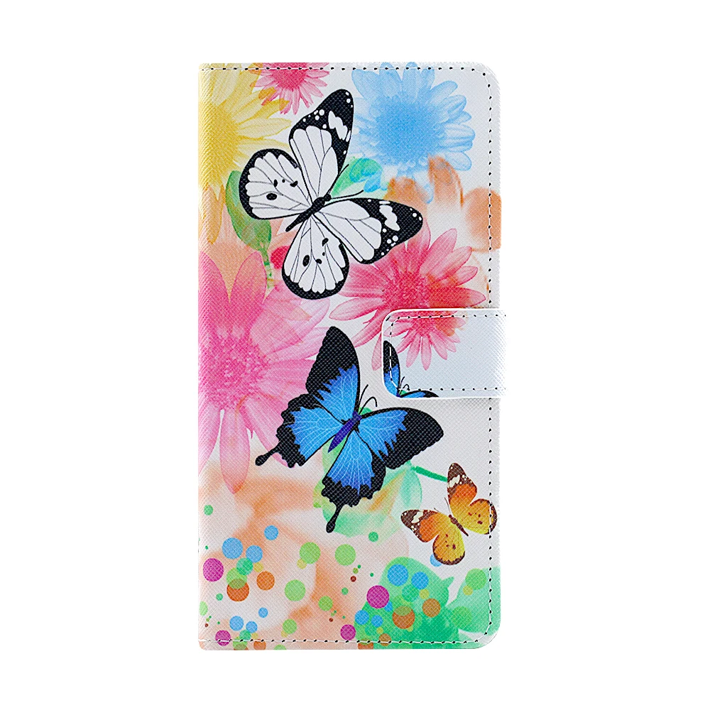 Pdgb Чехол-бумажник с рисунком Кожаный чехол для samsung Galaxy A3 A5 A7 J2 J3 J5 J7 J4 J6 A9 A8 A6 плюс S10 Цвет цветок крышка флип-чехол