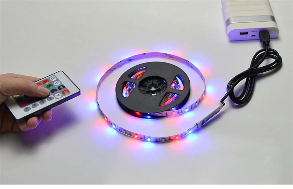 5v usb 3528 warmwhite cool white rgb led strip68
