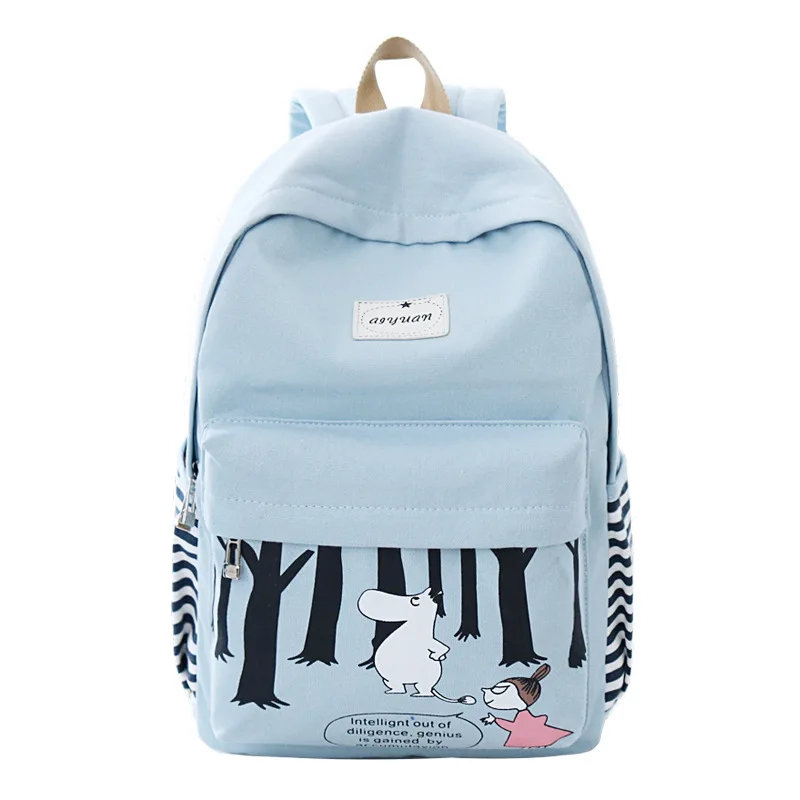 

High Quality Women Canvas Backpack School bag For Girls Ladies Teenagers Casual Travel bags Schoolbag Backpacks BS402