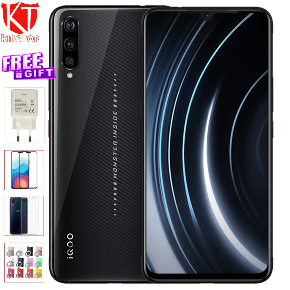 Новый оригинальный vivo iQOO 6 41 &quotмобильного телефона Android 9 Snapdragon 855 Octa Core 8G