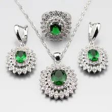 Чехол для телефона Мэнни с цветочным рисунком из 3 частей зеленый белый циркон кольцо Размеры 6/7/8/9/10 модное серебристое 925 модные комплекты украшений для женщин подарочная упаковка JS361