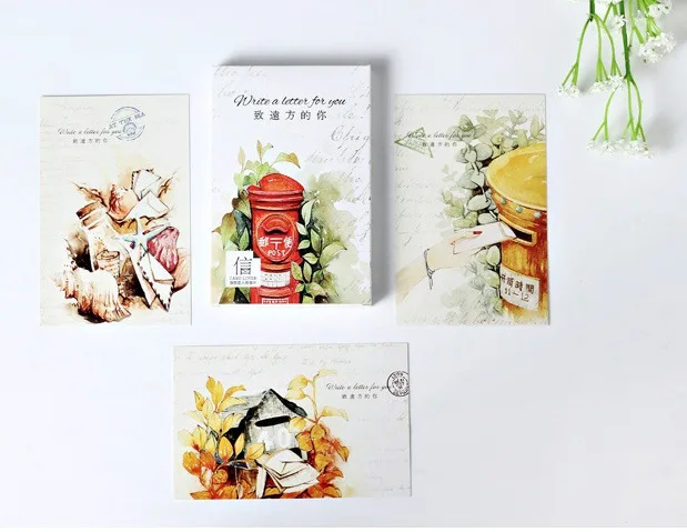 

P39- Send letter paper postcard(1pack=30pieces)