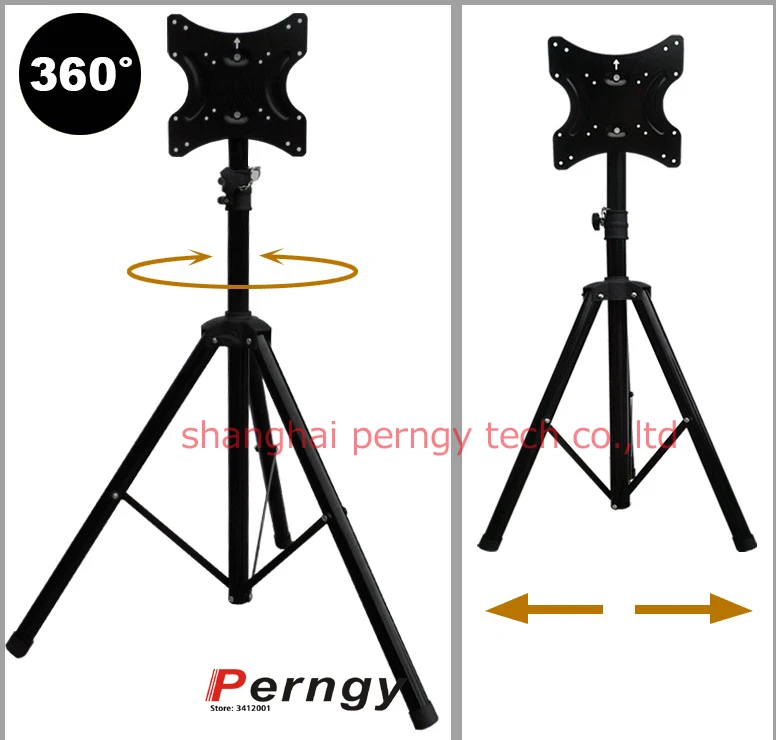 DLS-10AL 1"-55" подвижный напольный ЖК-держатель для телевизора с креплением на тележку, стойка для дисплея, стойка для ТВ с полным движением, тренога, 50 кг, Макс. VESA 400x400 мм