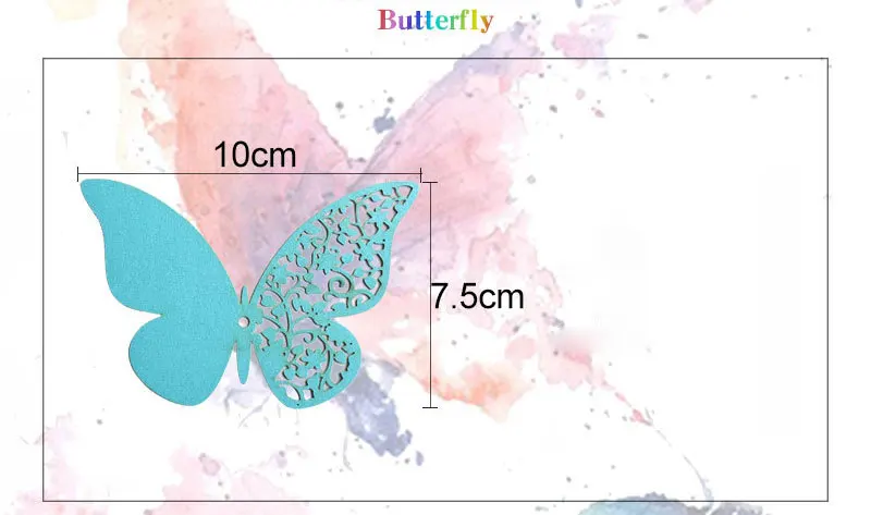 12 шт перламутровая бумага Бабочка Наклейка на стену s полупустотелая красочная наклейка на стены для свадебной вечеринки украшение для детской комнаты