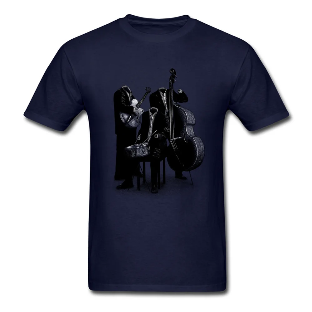 Men's 2018 Design Tops T Shirt Round Collar Father Day Pure Cotton T Shirts Street Short Sleeve Les Invisibles T-shirts Les Invisibles navy