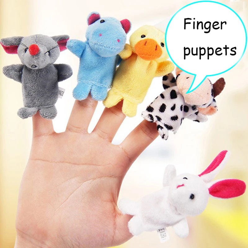 10PCS Animal Finger Puppet Plush Toy for Children Baby Favor Dolls Tell Story Props Cute Cartoon Fingerdoll Kids Soothing Baby 3 10PCS Animal Finger Puppet Plush Toy for Children Baby Favor Dolls Tell Story Props Cute Cartoon Fingerdoll Kids Soothing Baby 3