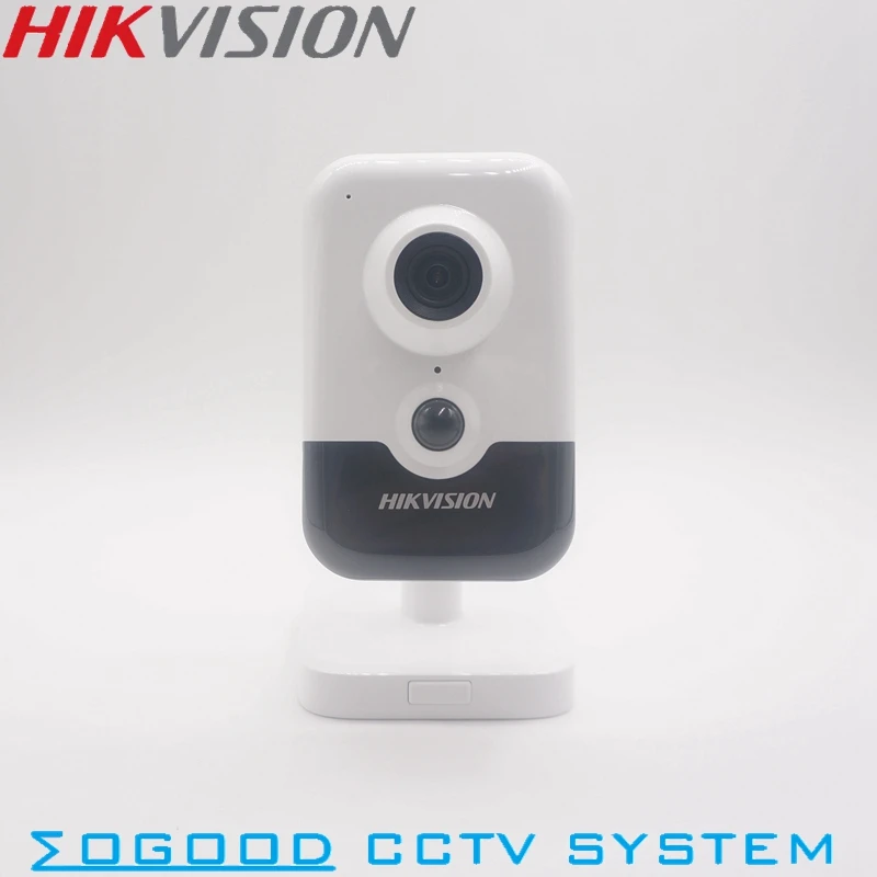 

Hikvision International Version DS-2CD2443G0-IW 4MP CCTV Cube Mini Wireless IP Camera Support EZVIZ P2P WiFi PoE Baby Camera