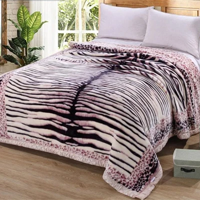 4,3 кг зимнее одеяло Raschel одеяла 2 слоя двухслойные покрывало полиэстерное мягкое без статического электричества одеяла бросков в китайском стиле тяжелый - Цвет: Style E