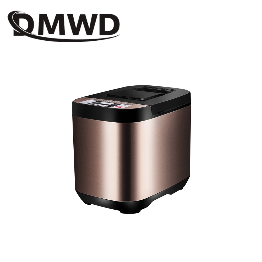 DMWD Stainless steel intelligent baking Bread Maker toaster automatic