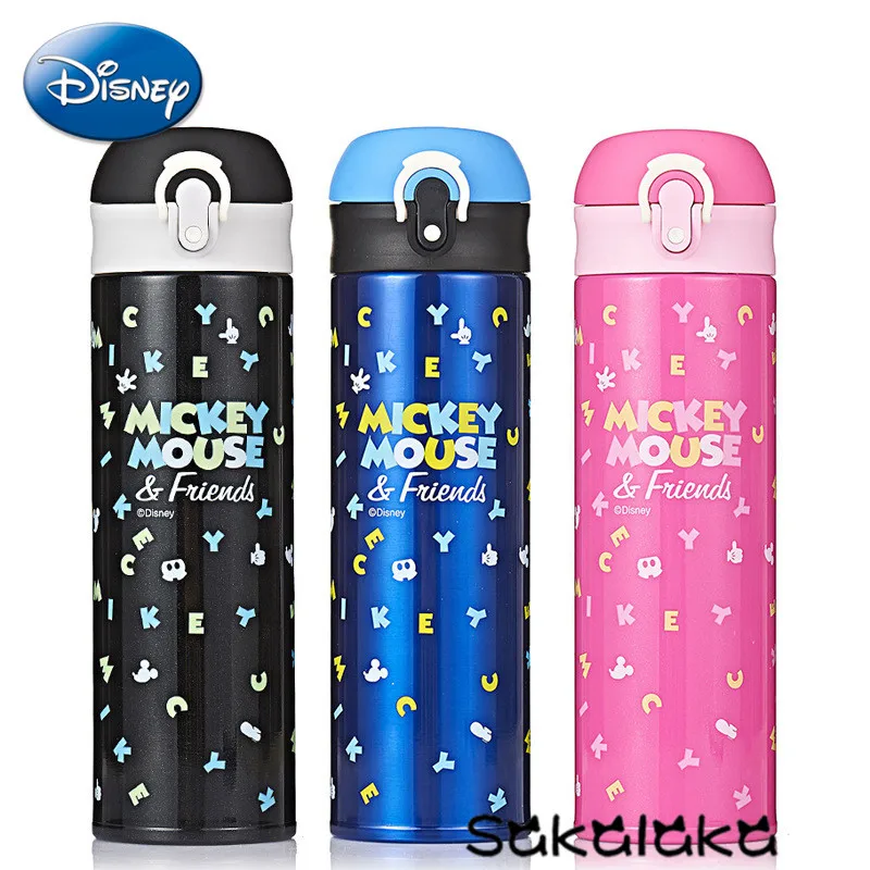Disney Mickey mouse 304 двухслойная термоизоляционная бутылка из нержавеющей стали 500