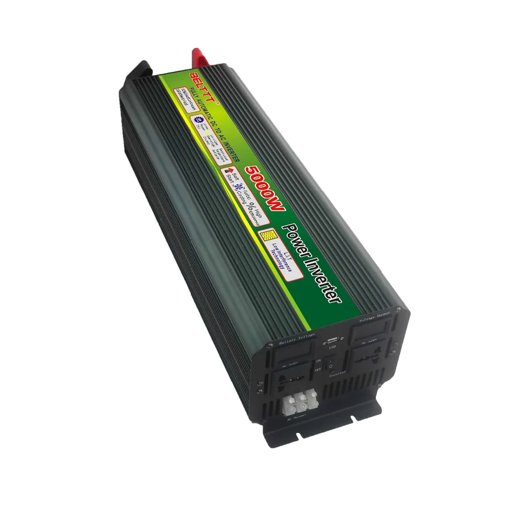 US $185.19 BELTTT 5000w Solar Power Inverter modified sine wave inverter DC24V to AC220Vwith CE