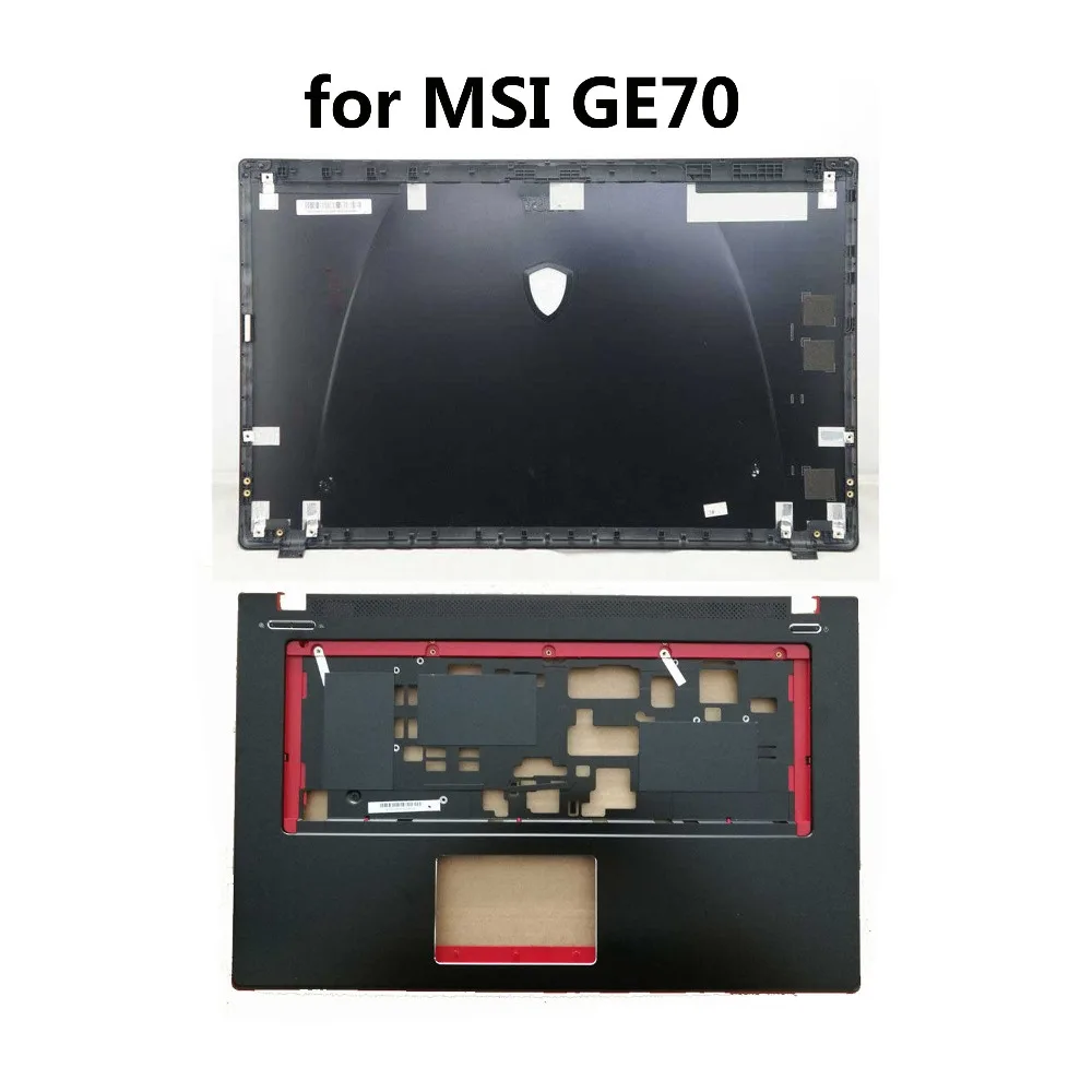 

New Original for MSI GE70 LCD Rear Lid Back Cover 307759A212A89 / Top Cover Upper Case Without Touchpad 307757C216Y31 Black