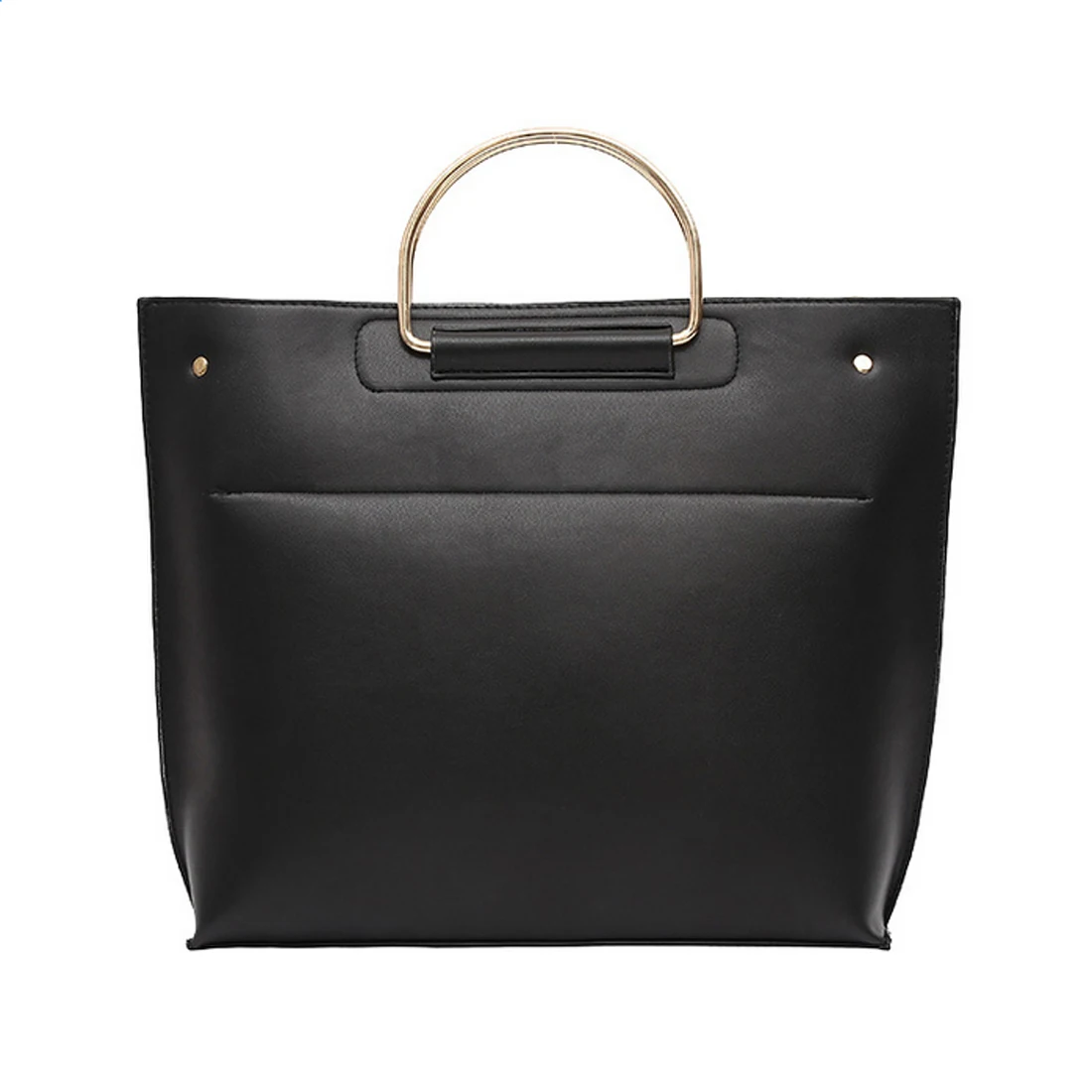 

New design Women Handbag Messenger Bag PU Leather Metal Handle Ladies bucket bag Popular Crossbody /Shoulder Bags hot sale