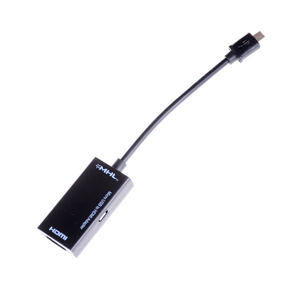 Micro USB к HDMI HD кабель-адаптер для мужчин и женщин 1080P HD HDMI аудио-видео кабель MHL конвертер для ТВ ПК ноутбука