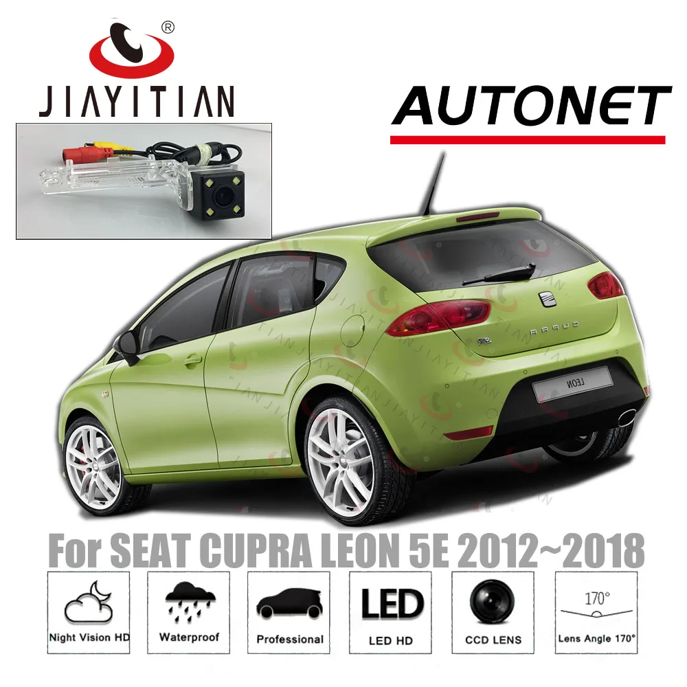 Задняя камера JIAYITIAN для SEAT CUPRA LEON 5F 2012 ~ 2018 MK3/CCD ночное видение/резервная