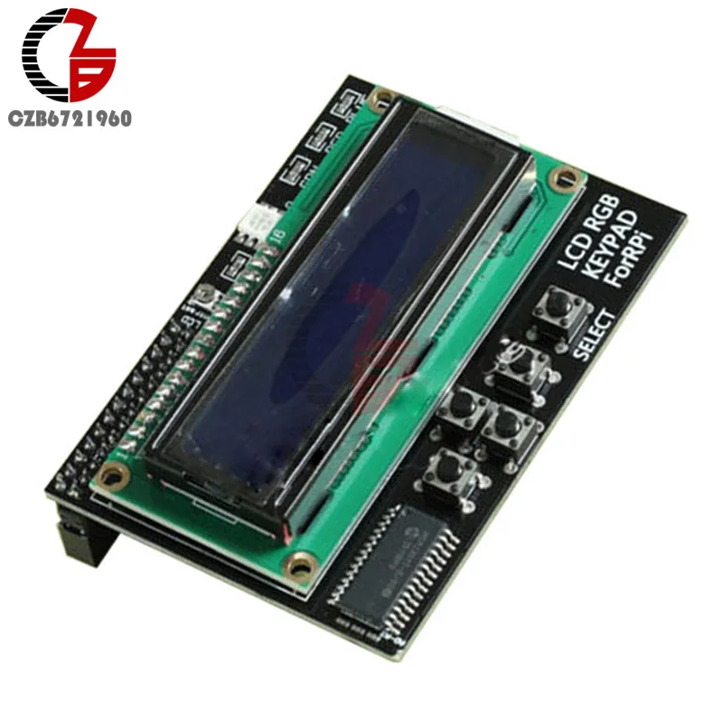 I2C IIC 16x2 ЖК дисплей RGB клавиатура Щит 1602 Синяя подсветка для Raspberry Pi B +/B|rgb 2|backlight