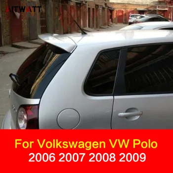 

ABS Plastic Unpainted Primer Spoilers For Volkswagen VW Polo 2006 2007 2008 2009 Rear Roof Trunk Boot Wing Spoiler Car Styling